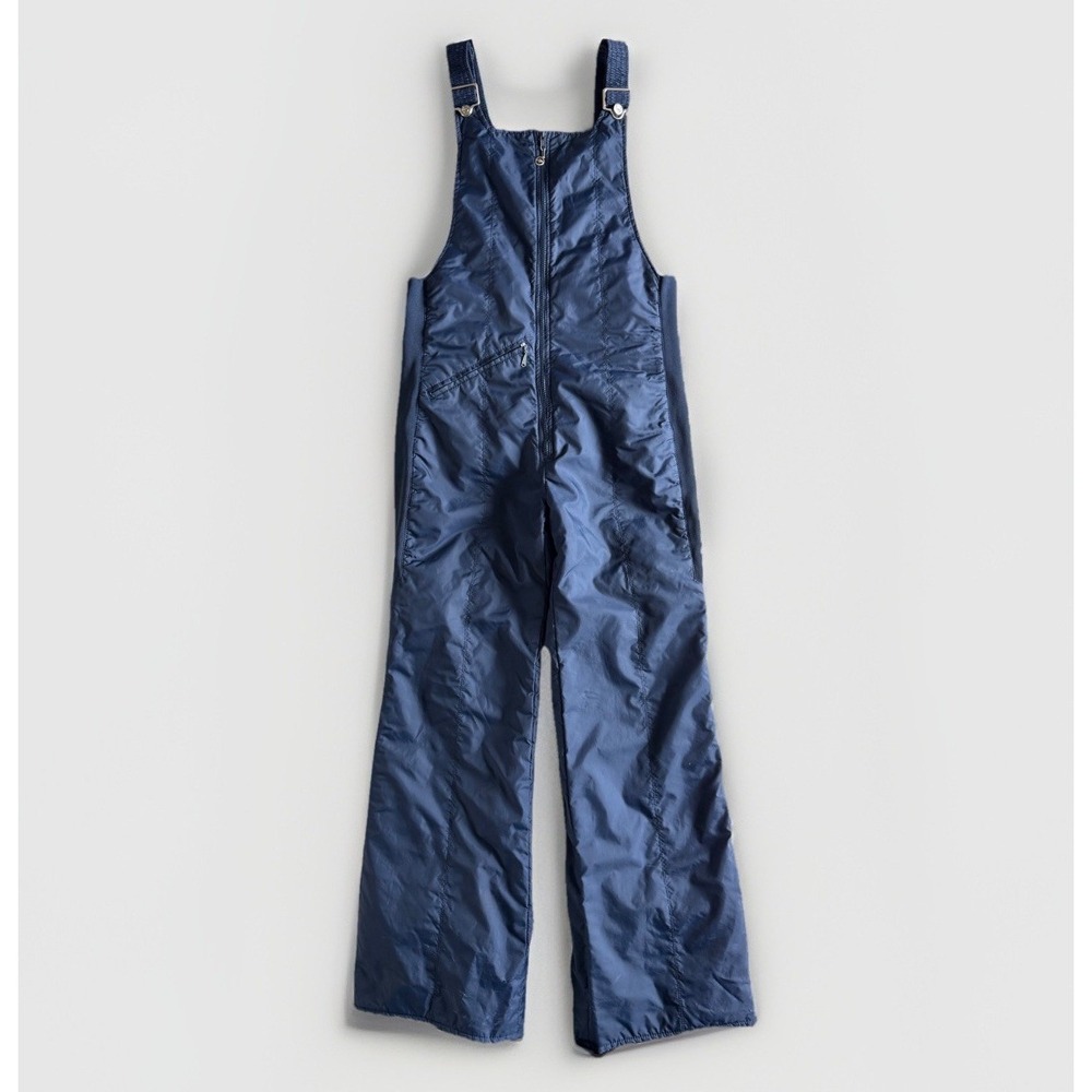 VTG Obermeyer Randy Insulated Nylon Ski Bib Snow Pant Suit Mens XL Navy‎ Outdoor
